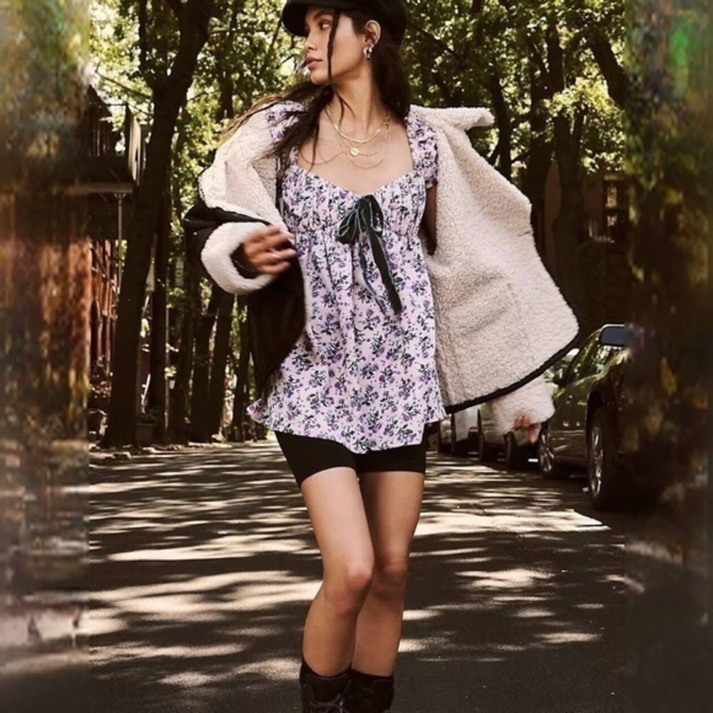 Free People Gaia Printed Tunic Dress